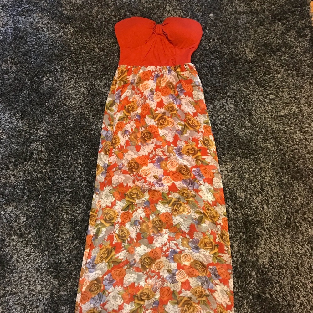 Strapless Maxi Dress